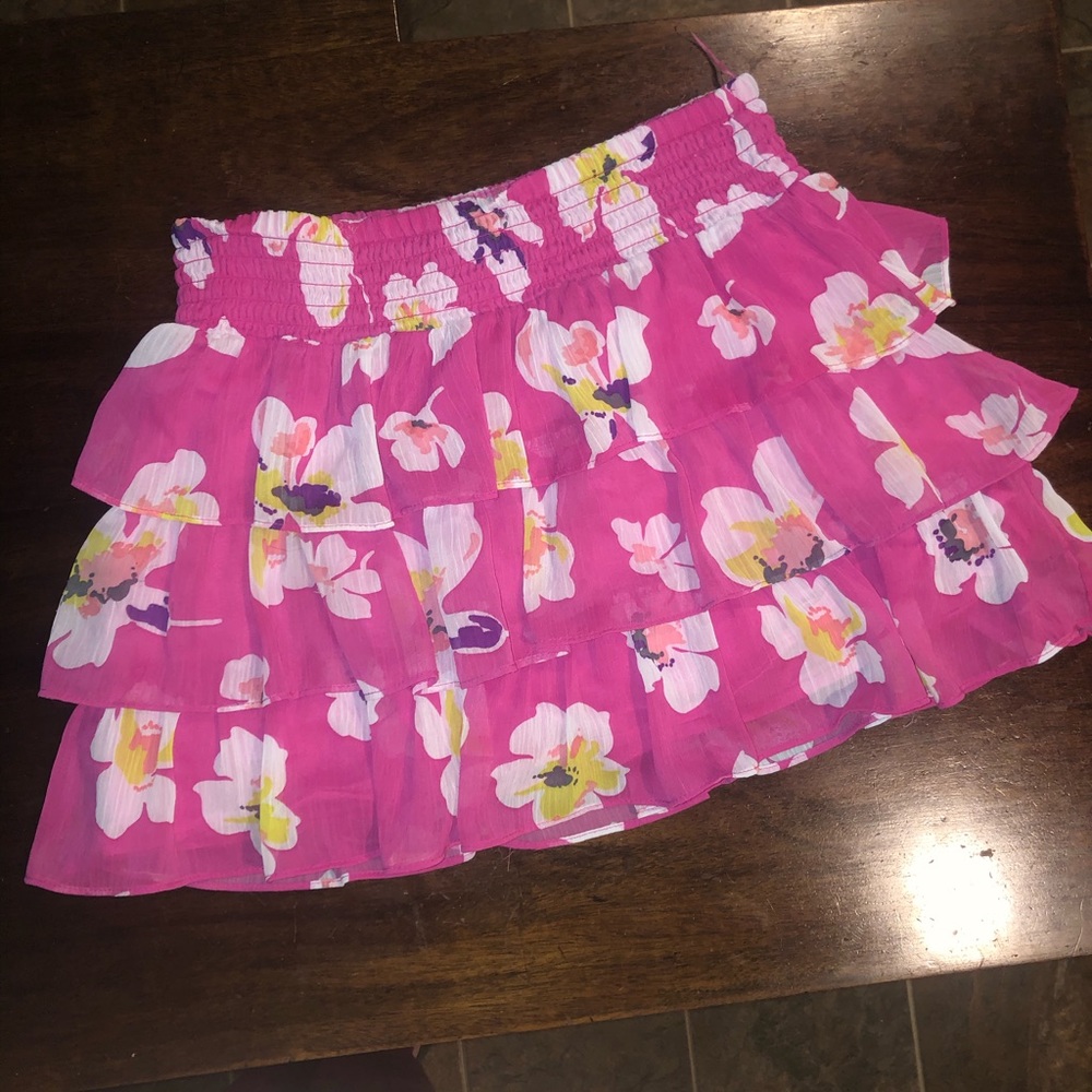 Flowers and fun skirt, old navy